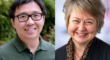 Headshots of Gary Chan and Garnet Anderson