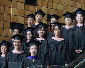 Group photo of the UW Biostatistics MS Capstone program class of 2025