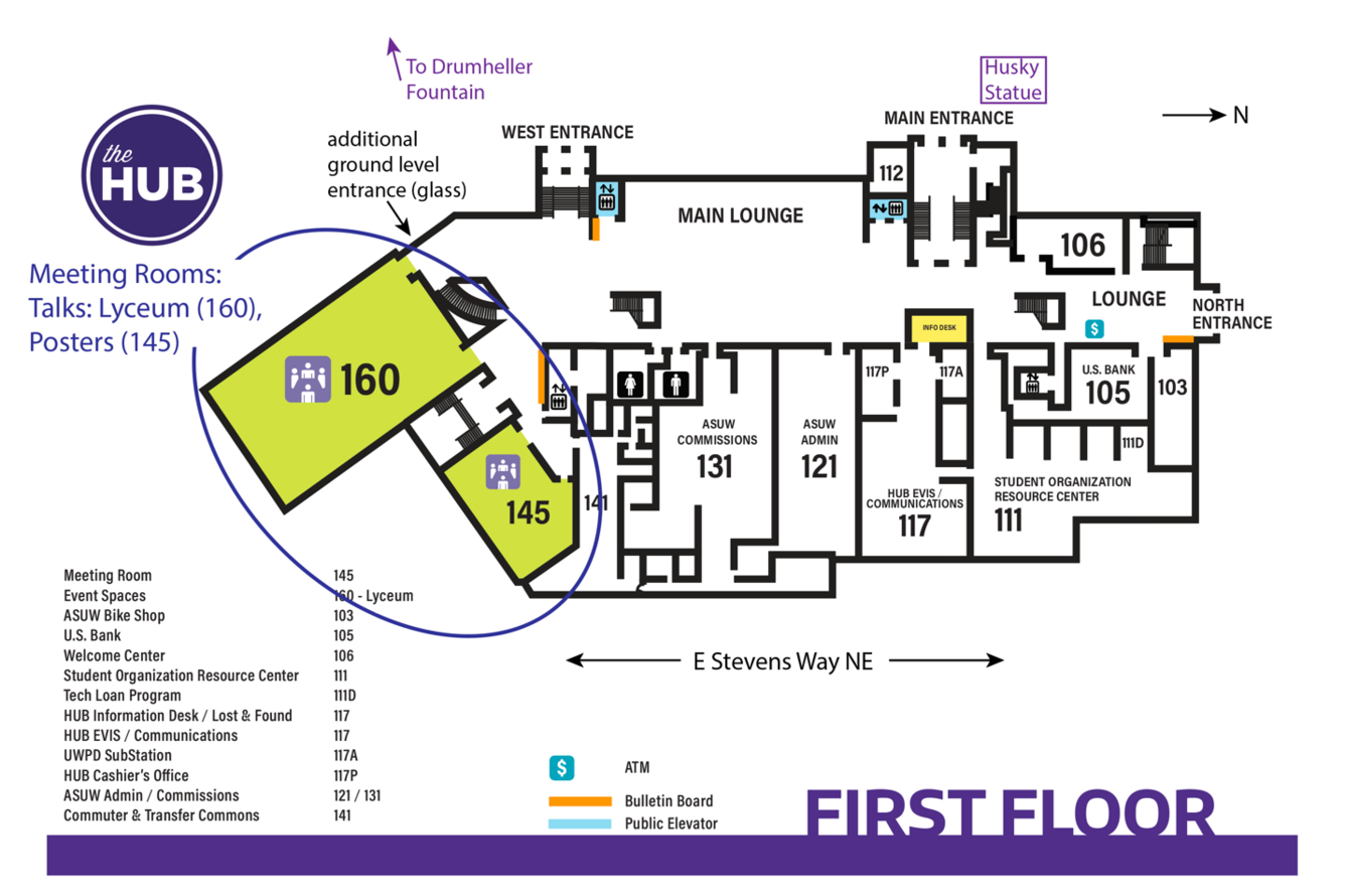 Map of UW Husky Hub - Lyceum Space