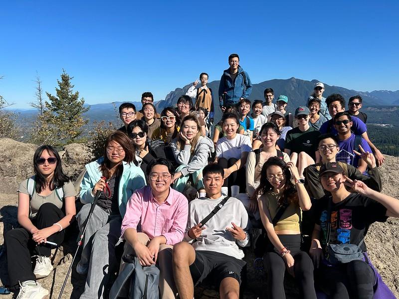 Student hike sponsored by the UW Biostatistics Activities and Events Squad